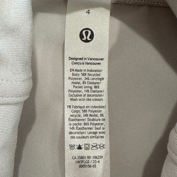 Lululemon Modal Blend Turtleneck Tunic BONE 4 - Picture 7 of 7